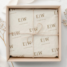 Verpackung für kundenspezifische Monogram-Unterneh