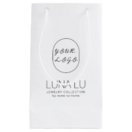 Verpackung für Minimalistisches Umschlag-Logo Kleine Geschenktüte