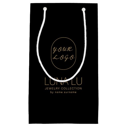 Verpackung für Minimalistisches Umschlag-Logo Kleine Geschenktüte (Vorderseite)