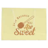 Verpackung für süße Momente Große Geschenktüte (Rückseite)