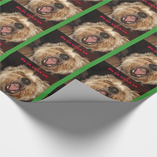 Verpackung Hund - giftwrap Geschenkpapier (Ecke)