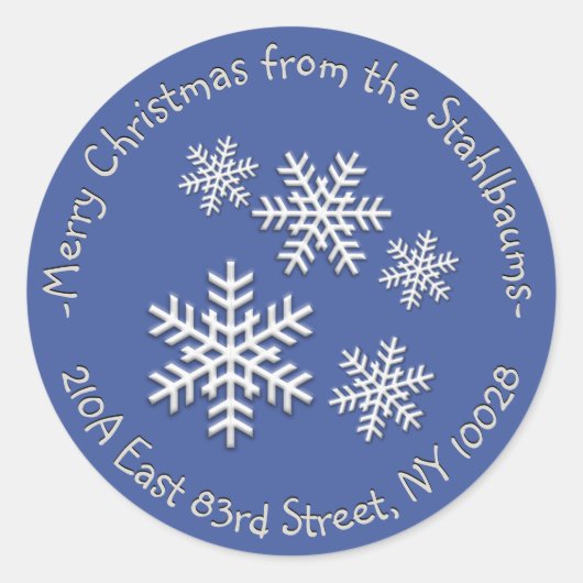 Verpackung oder Etikett für personalisierte Rückse Runder Aufkleber (Vorderseite)