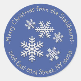 Verpackung oder Etikett für personalisierte Rückse Runder Aufkleber