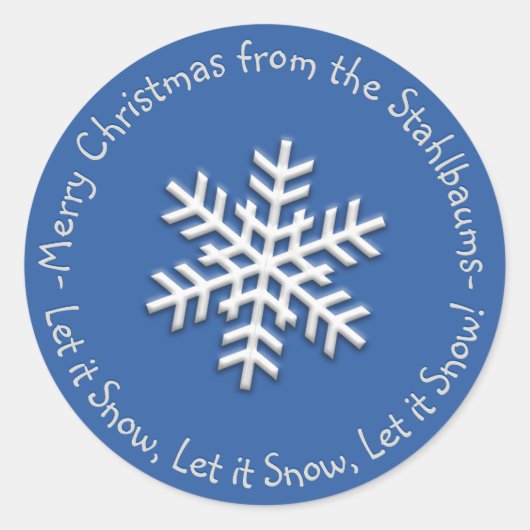 Verpackung oder Etikett für personalisierte Rückse Runder Aufkleber (Vorderseite)