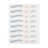 Verpackung PRINZESSIN PARTY um Adressen-Etiketten (Bogen)