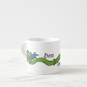 Verpackung um Drache ~ Spezialitäten-Tasse Espressotasse