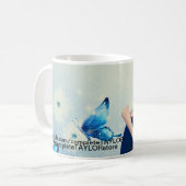 Verpackung um Foto-Tasse Kaffeetasse (Vorderseite Links)