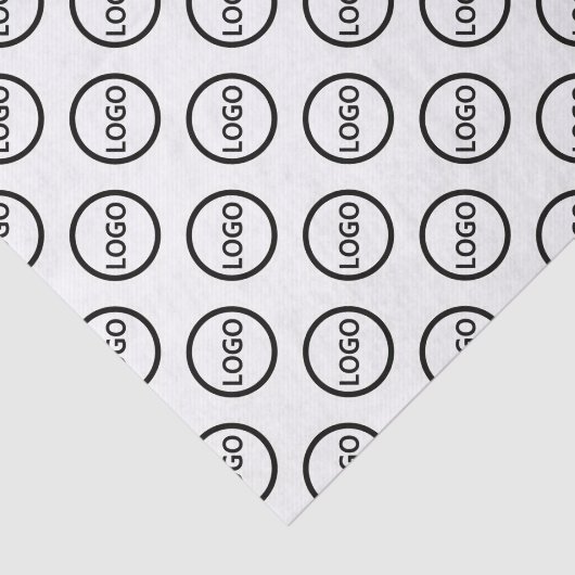 Verpackung von Logos für kundenspezifische Markenb Seidenpapier (Ausschnitt)