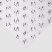 Verpackung von Logos für kundenspezifische Markenb Seidenpapier (Ausschnitt)