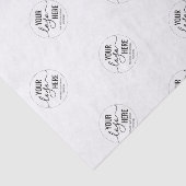 Verpackung von Logos für kundenspezifische Markenb Seidenpapier (Ausschnitt)