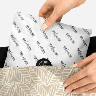 Verpackung von Logos für kundenspezifische Markenb Seidenpapier