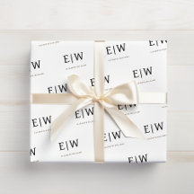 Verpackung von Unternehmen mit weißer schwarzer Ma