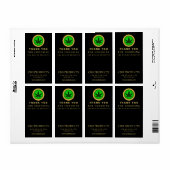 Verpackungs-Etiketten der CBD-Box (Vorne)