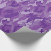 Verpackungs-Papier der Armee-Tarnungs-(lila Farbe) Geschenkpapier (Ecke)