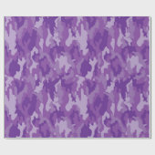 Verpackungs-Papier der Armee-Tarnungs-(lila Farbe) Geschenkpapier (Flach)