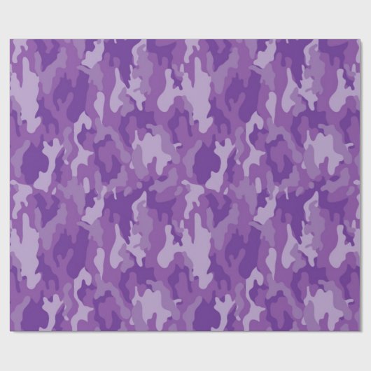 Verpackungs-Papier der Armee-Tarnungs-(lila Farbe) Geschenkpapier (Flach)