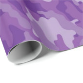 Verpackungs-Papier der Armee-Tarnungs-(lila Farbe) Geschenkpapier (Rolleneckpunkt)