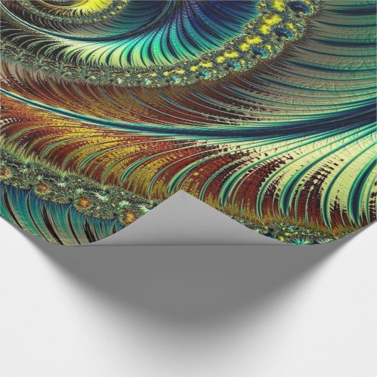 Verpackungs-Papier der Fraktal-Kunst-42 Geschenkpapier (Ecke)