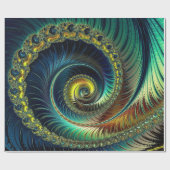 Verpackungs-Papier der Fraktal-Kunst-42 Geschenkpapier (Flach)