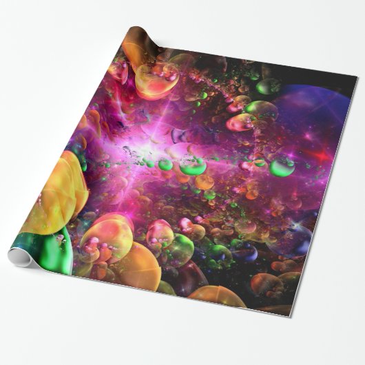 Verpackungs-Papier der Fraktal-Kunst-45 Geschenkpapier (Ungerollt)