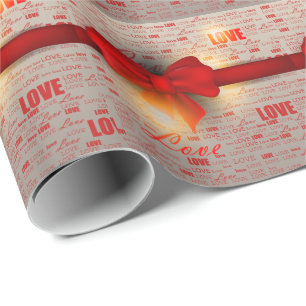 Verpackungs-Papier der Liebe-2 Geschenkpapier