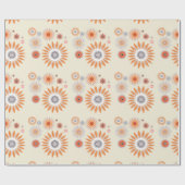 Verpackungs-Papier des Blumen-Muster-4 Geschenkpapier (Flach)