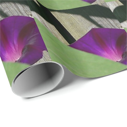 Verpackungs-Papier mit Winden-Blumen Geschenkpapier (Rolleneckpunkt)