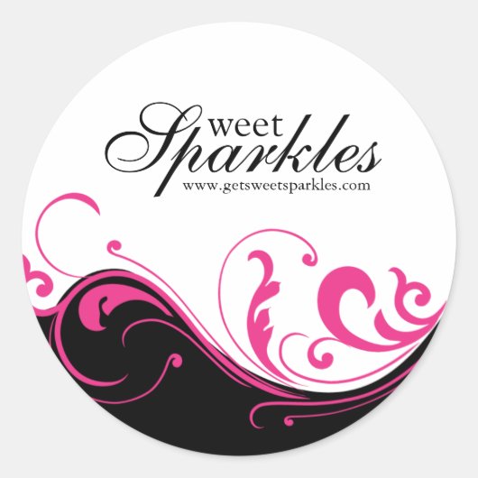 Verpackungsaufkleber Runder Aufkleber (Vorderseite)