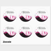 Verpackungsaufkleber Runder Aufkleber (Blatt)