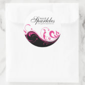 Verpackungsaufkleber Runder Aufkleber (Tasche)