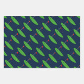 Verpackungsblätter zum Thema Golf zum Geburtstag Geschenkpapier Set (Vorderseite 2)