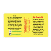 Verpackungsetikett (Vorne)