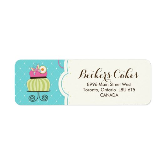 Verpackungsetiketten für Bäckereien (Vorne)