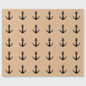 Verpackungspapier Anker Geschenkpapier (Flach)