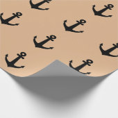 Verpackungspapier Anker Geschenkpapier (Ecke)