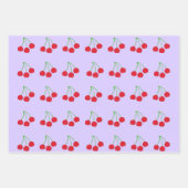 Verpackungspapier Cherries Multipack (drei Blätter (Vorderseite)