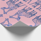 Verpackungspapier Coole Giraffen Geschenkpapier (Ecke)