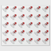 Verpackungspapier des Babys personalisiertes 1. Geschenkpapier (Flach)