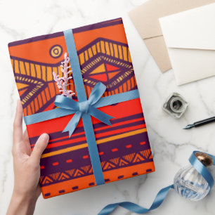 Verpackungspapier für afrikanisches Party Geschenkpapier