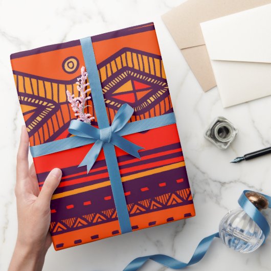 Verpackungspapier für afrikanisches Party Geschenkpapier (Schenken)