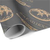 Verpackungspapier für Bäckereien Geschenkpapier (Rolleneckpunkt)