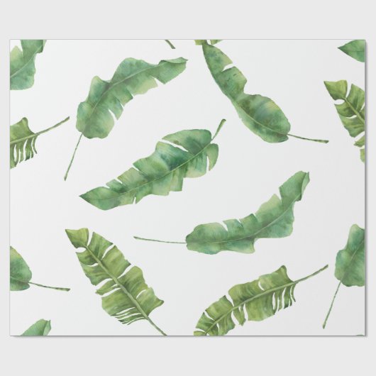 Verpackungspapier für Bananen-Blätter Geschenkpapier (Flach)