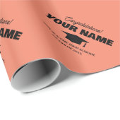 Verpackungspapier für die Farbabstufung Geschenkpapier (Rolleneckpunkt)