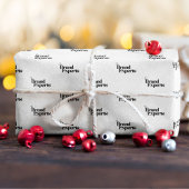 Verpackungspapier für Firmenlogo Geschenkpapier