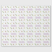Verpackungspapier für personalisiertes Brautparty Geschenkpapier (Flach)