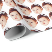 Verpackungspapier für personalisiertes Foto Geschenkpapier (Rolleneckpunkt)