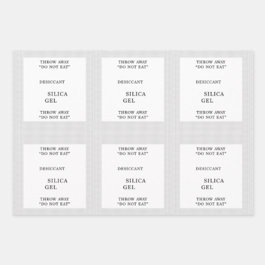 Verpackungspapier für Silikon-Gel-Pack Geschenkpapier Set (Vorderseite)