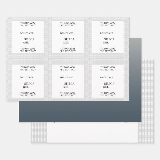 Verpackungspapier für Silikon-Gel-Pack Geschenkpapier Set (Set)