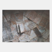 Verpackungspapier für Vintage Bücher und Briefe Geschenkpapier Set (Vorderseite 3)