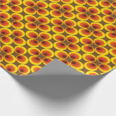 Verpackungspapier für Vintagen 70er Geschenkpapier (Ecke)